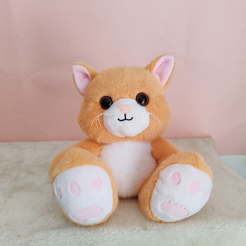 Muñeca de animal de patas grandes original lindo panda koala zorro mapache muñeca de peluche muñeca de confort al por mayor