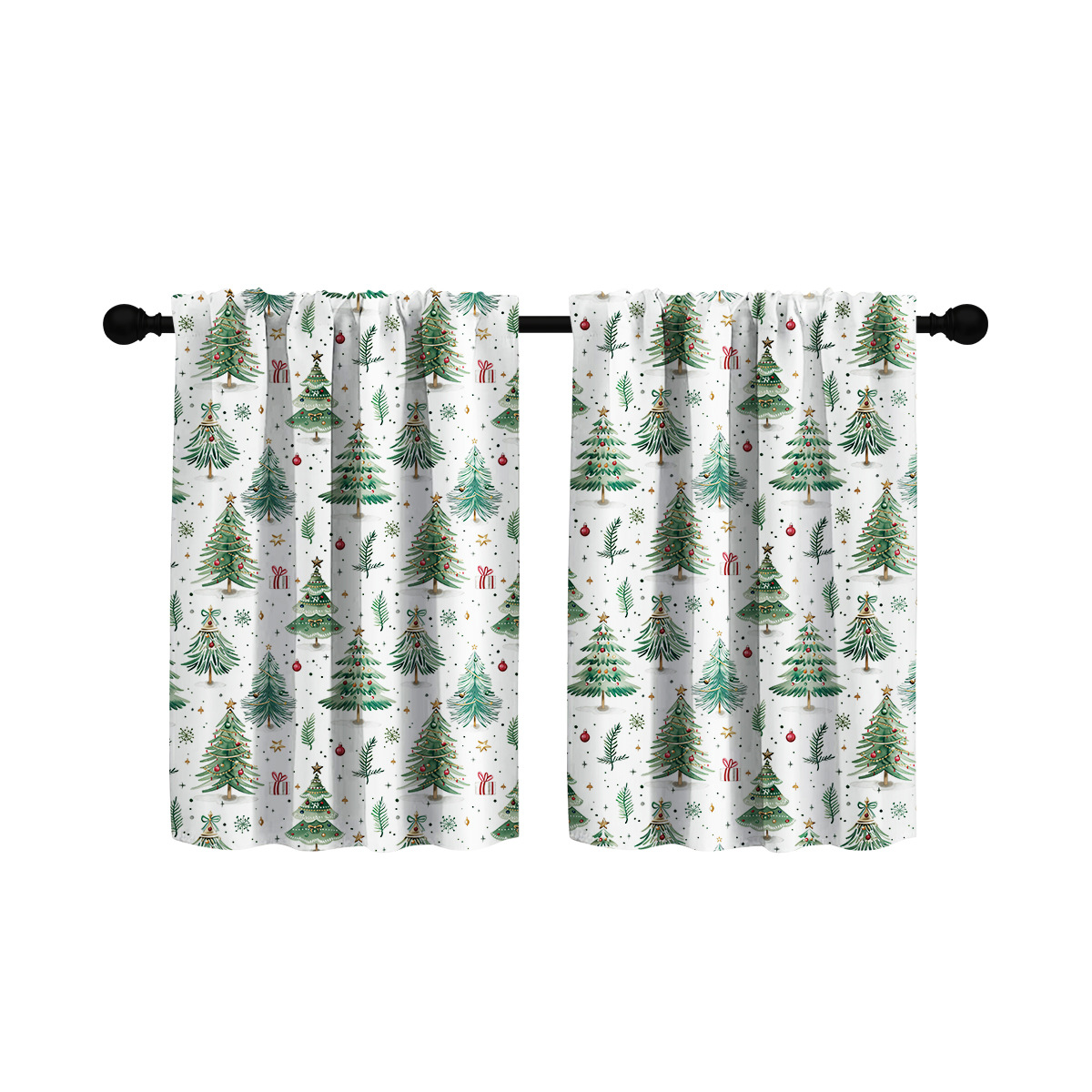 Amazon Navidad bosque cortinas