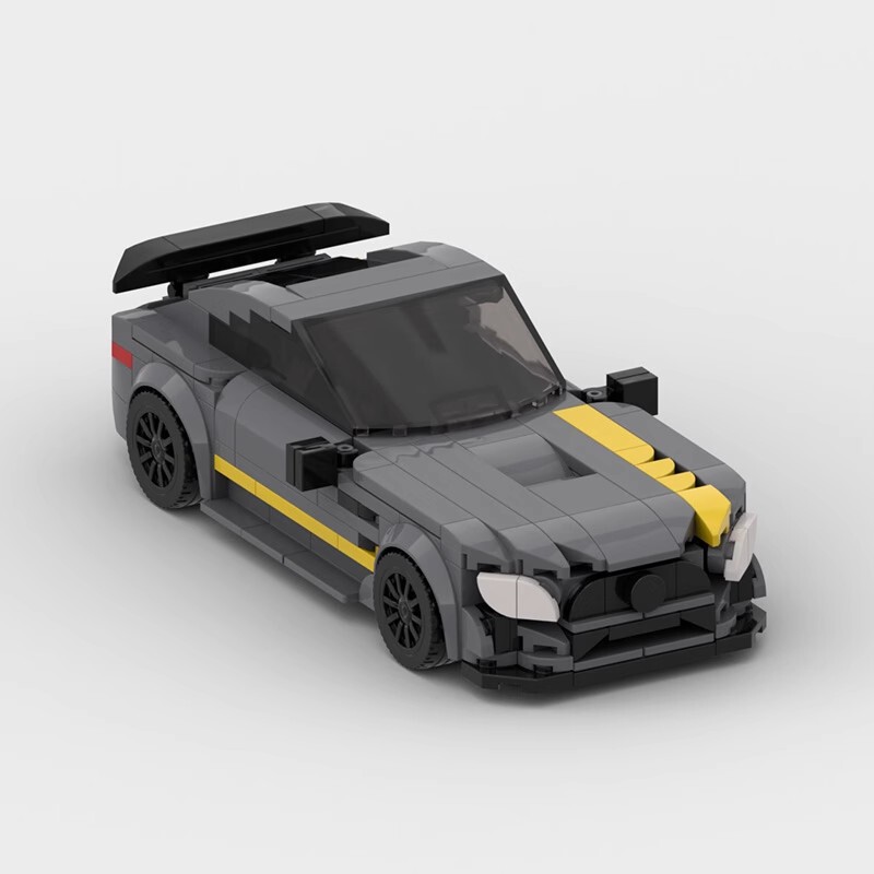 Moc Building Blocks Are Compatible with Lego Mercedes-Benz Amg Gt-R Racing Model Green Devil Speed Series Cross-Border Eight-Grid Car Moc Building Blocks Are Compatible with Lego Mercedes-Benz Amg Gt-R Racing Model Green Devil Speed Series Cross-Border Eight-Grid Car