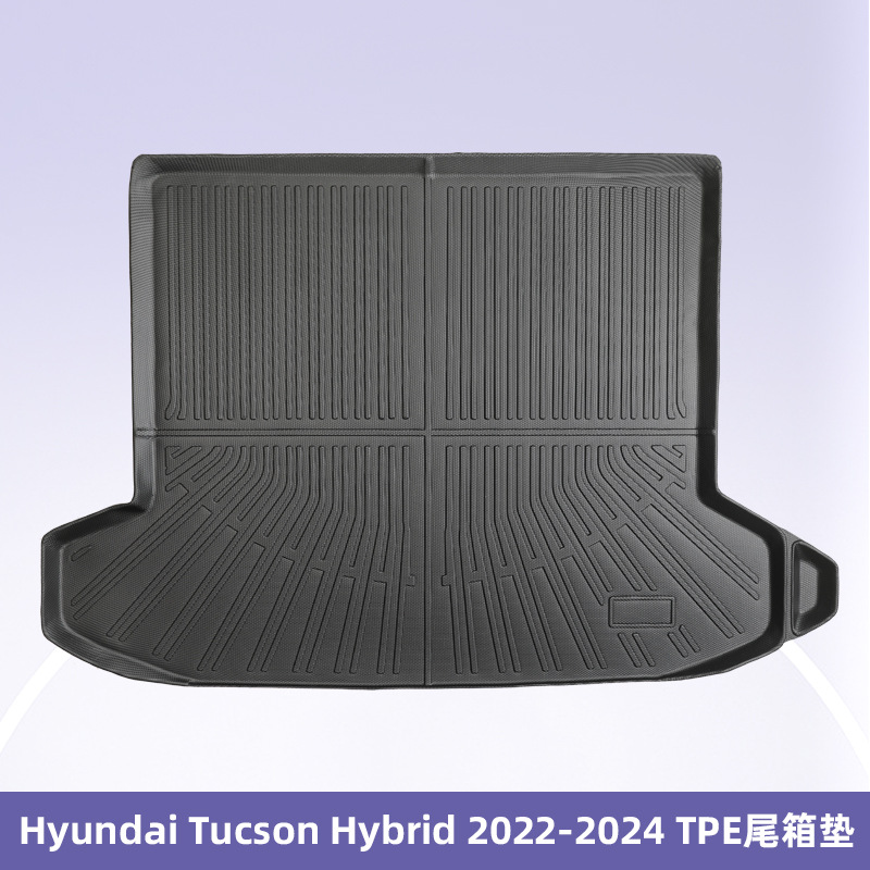 Aplicable a Hyundai Tucson Hybrid 2022 - 2024 3D todo el tiempo material TPE almohadilla de pie cojín de colateral
