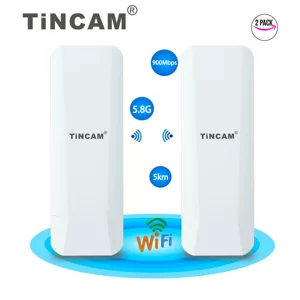 Сетевой мост 5.8G для мониторинга выделенного Wi-Fi «точка-точка» беспроводной передачи на большие расстояния APCPE900M