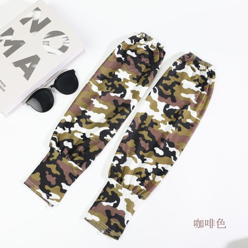 Camouflage Ice Sleeves Men's Large Loose Sun Protection Sleeves Summer UV Protection Outdoor Fishing Cycling Driving Arm Guards