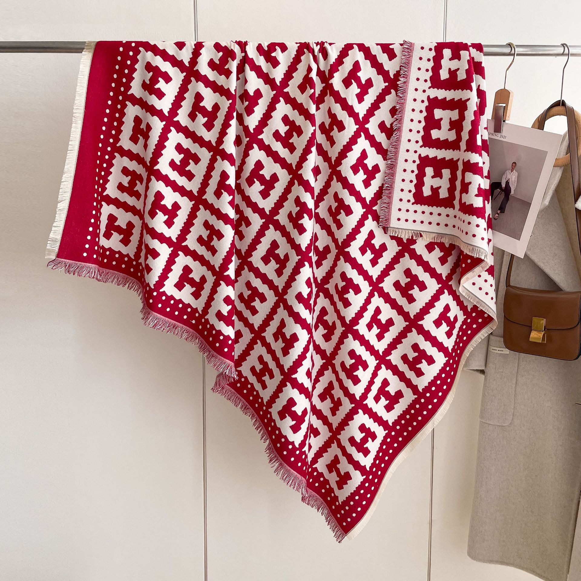 Ventas calientes de otoño y invierno de nuevo estilo coreano imitación de cachemira toallas generosas mujeres moda universal gruesa capa cálida chal