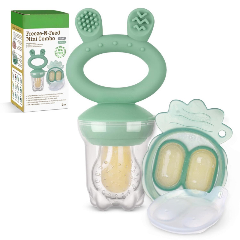 mini freezer tray baby breast milk popsicle mold fruit food feeder