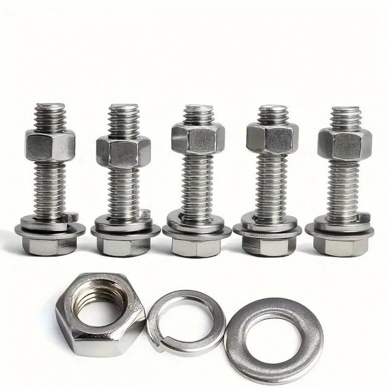 240pcs comercio exterior, tornillo hexagonal con tuerca junta conjunto de combinación