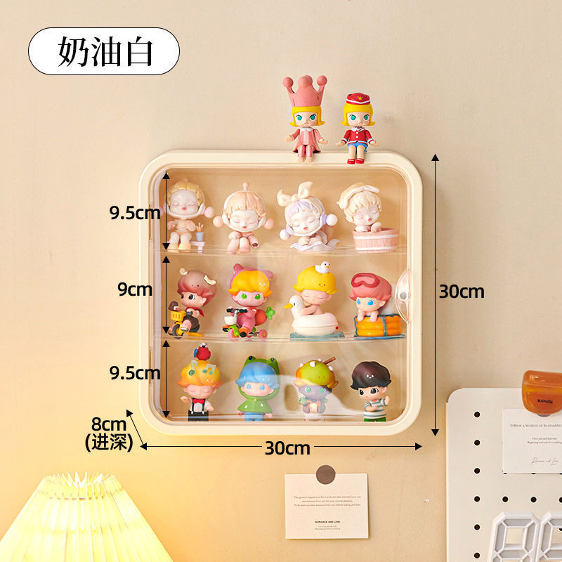 ブラインドボックス収納展示棚壁掛け式バブルマット展示箱陳列壁掛け棚透明手作りキャビネット|undefined