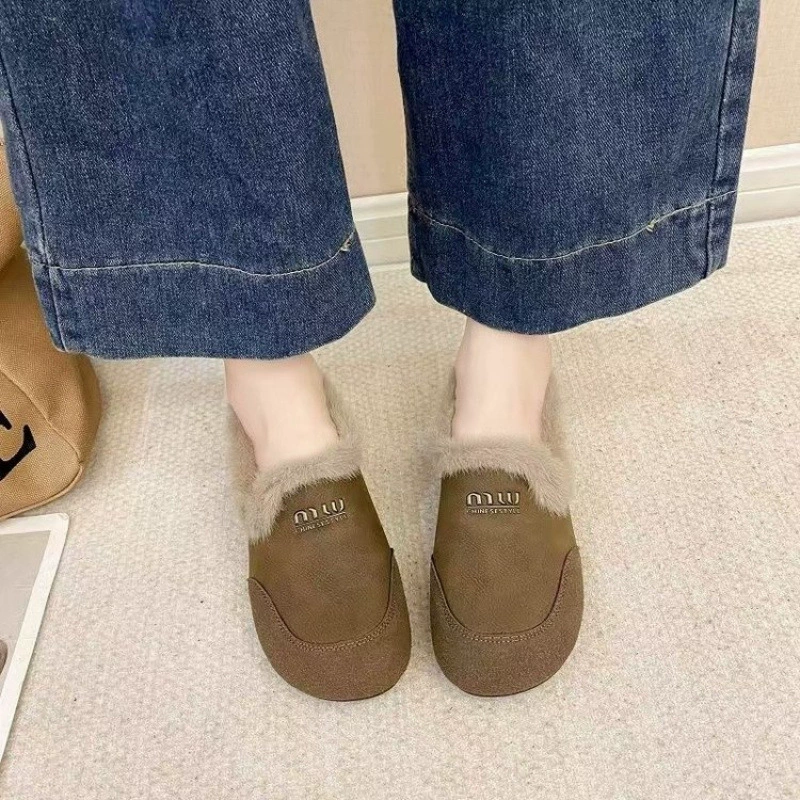 Fleece winter keep warm footwear, wholesale