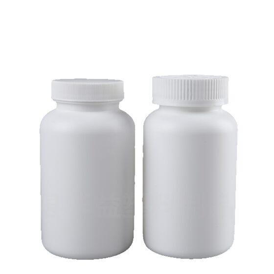 250Cc White Solid Bottle Pe Light-Proof Sub-Bottle 250g Granular Powder Bottle 250ml Tablet Packaging Bottle