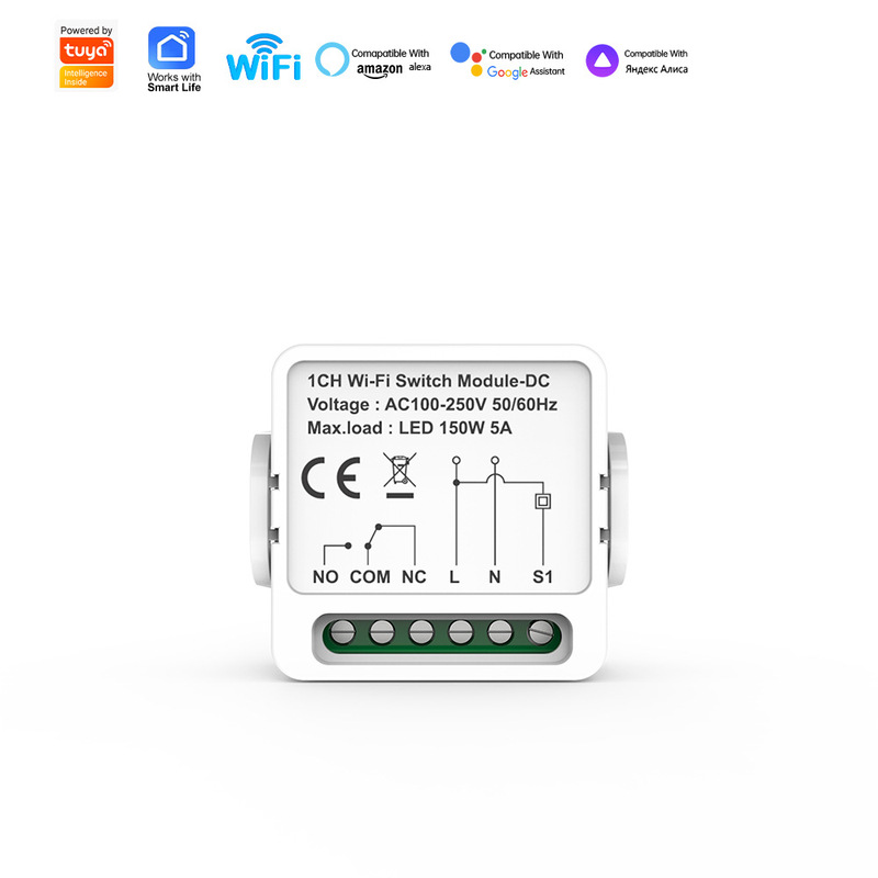 落書きWiFi/zigbeeオン・ブレーカーマルチドライ接点カーテン調光計量スマートスイッチクロスボーダーカスタマイズ|undefined