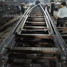 矿用单开道岔 ZDK630/4单开双道岔 钢轨轨距单开双开可控对称道岔