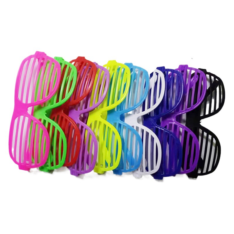 Factory Wholesale Blinds Glasses Unisex Color Glasses Frames Prom Party Dress up Glasses Cross-Border E-Commerce