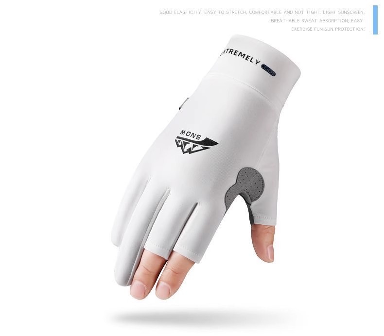 骑行防晒手套,全指薄款手套,户外山地车运动手套,冰丝防晒手套,透气骑行手套