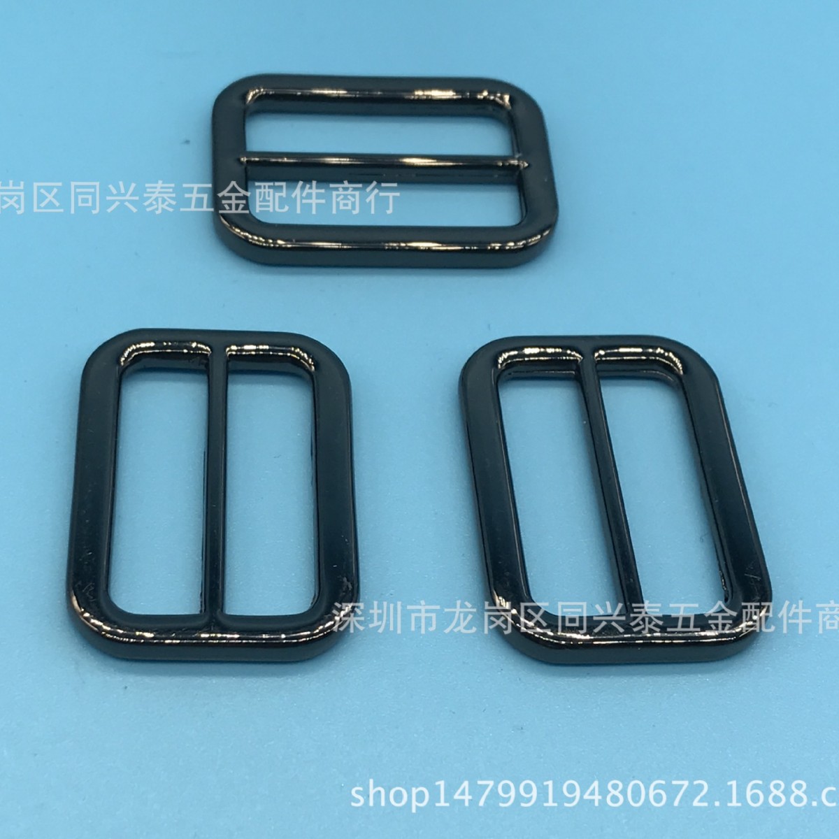 锌合金25mm日字扣 调节扣 箱包服饰五金配件 1寸扁线圆角日子扣