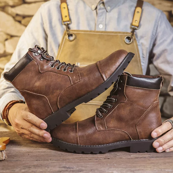 Cross-border New Martin Boots Men's Autumn and Winter Men's Boots British Style Shoes Men's Shoes Autumn Foreign Trade Amazon Boots