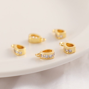 ��ʯ�~�14K����ʯ�AȦ��ͨ����������ӿ��B��ȦDIY�Ʒ���