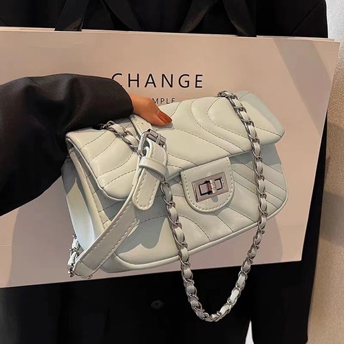 This year's popular small bags for women spring and summer versatile  new fashion texture chain messenger bag women's small square bag