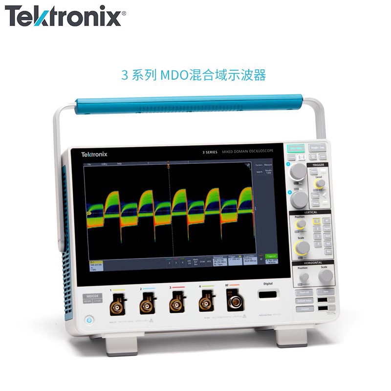 Tektronix泰克MDO34 3-BW-350/100/200/500/1000混合域数字示波器