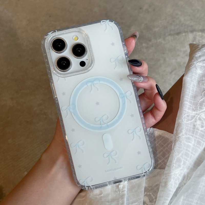 Pequeño arco fresco y simple para iPhone15 Apple 16ProMax funda para teléfono móvil 15Pro girl 14/13