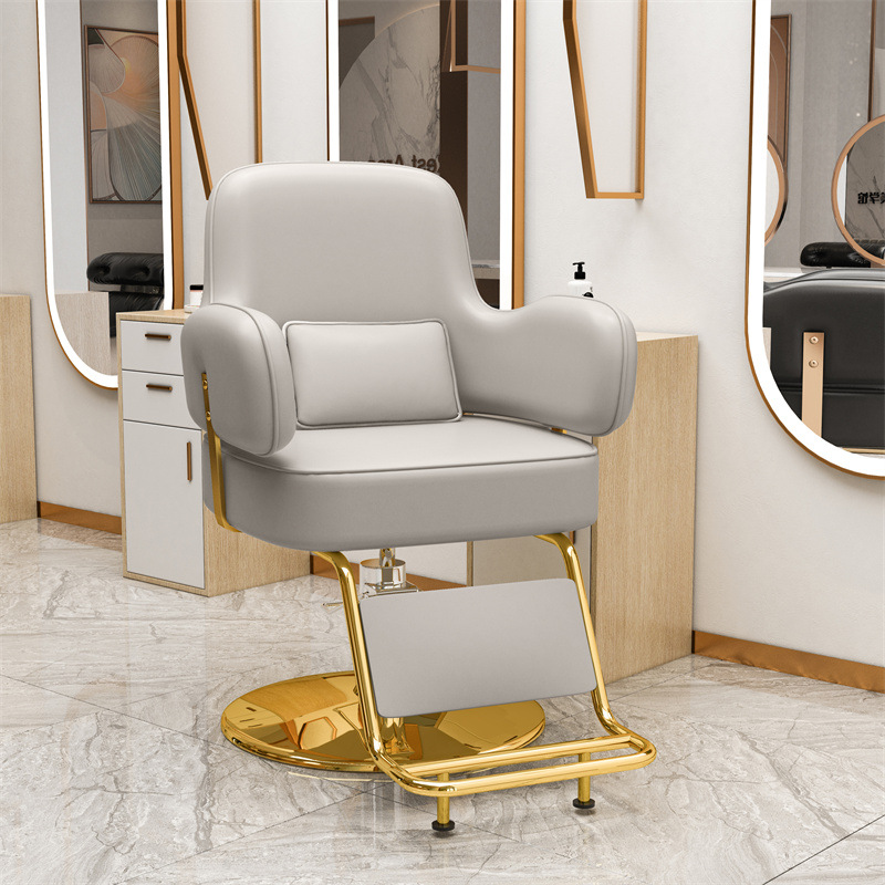 Gray Light-Gold Plated Disc Leg Support Foot Pedal