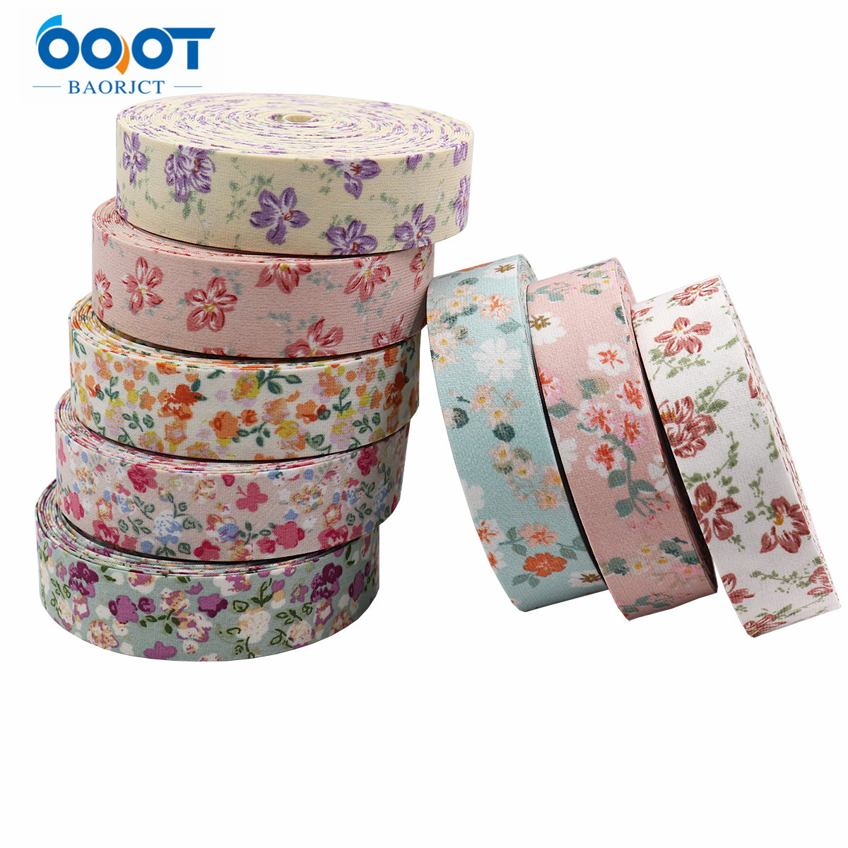 1 Piece 100% Polyester Ribbed Band Ribbon Daily Cute Floral display picture 9