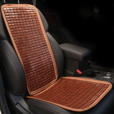 Car Seat Cushion Summer Cooling Mat Cool pad - dark-brown-coffee-cushion-backrest