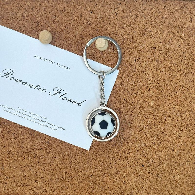 回転式小型バスケットボール、サッカー、ゴルフ、ラグビー、野球キーホルダー、メタルボールキーホルダーギフト|undefined