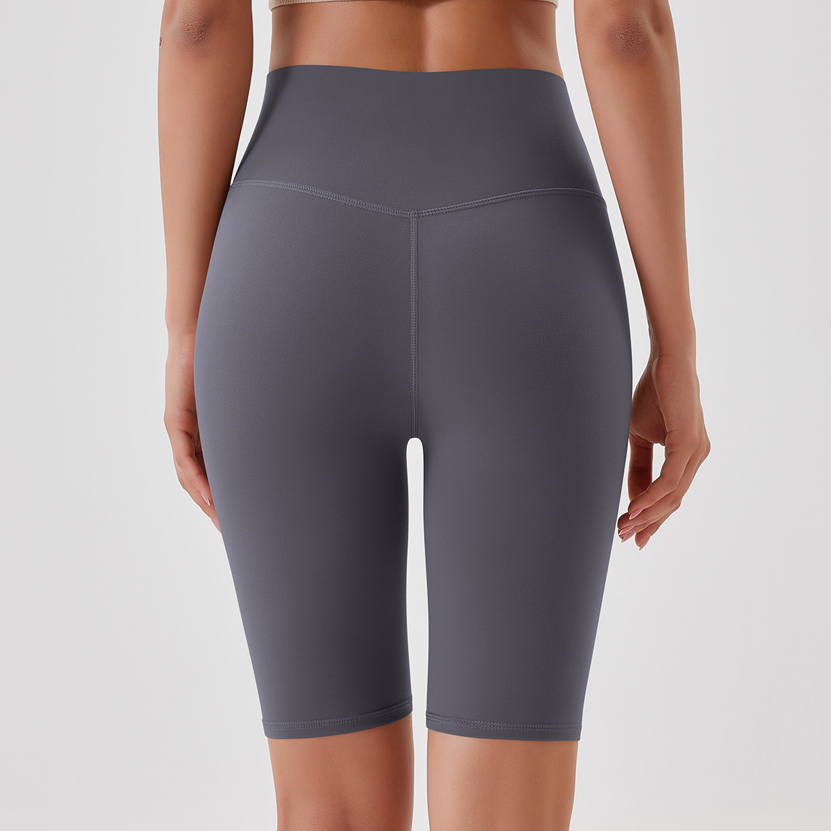 Hamidou-pantalones cortos de Yoga para mujer, mallas deportivas transpirables, de cintura alta, para entrenamiento y gimnasio - details 83