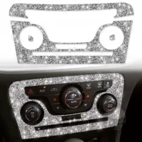 Подходит для Dodge War Horse Diamond кондиционер управление CD Панель рамка Декоративные наклейки аксессуары для модификации салона автомобиля