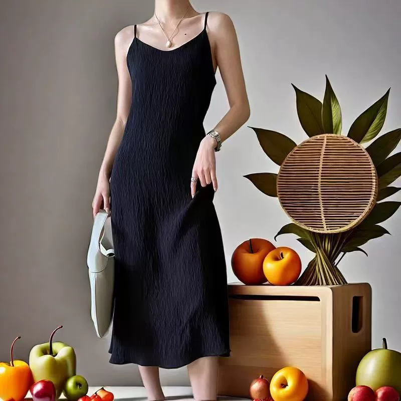 [Маленькая красная книга рекомендуется] 2025 весеннее, летнее и осеннее платье с подтяжками