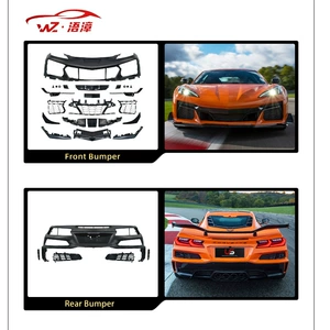 Corvette C8 Z06 üçün kuzov dəsti: ön/arxa bamper, yan ətəklər, ön dodaq