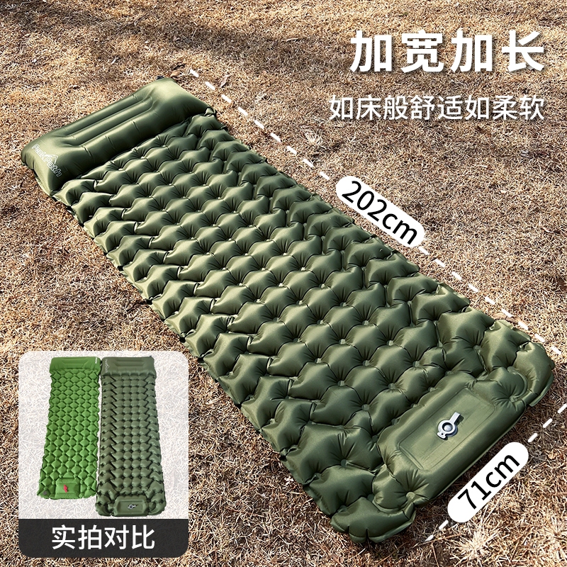 Foot-Operated Inflatable Mattress for Outdoor Camping, Moisture-Proof Fabric, 40D Nylon Foot-Operated Air Mattress, Cross-Border Amazon Foot-Operated Inflatable Mattress for Outdoor Camping, Moisture-Proof Fabric, 40D Nylon Foot-Operated Air Mattress, Cross-Border Amazon