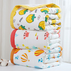 Winter ten-layer thickened 110*110cm baby towel quilt cotton gauze blanket infant and child baby bath towel