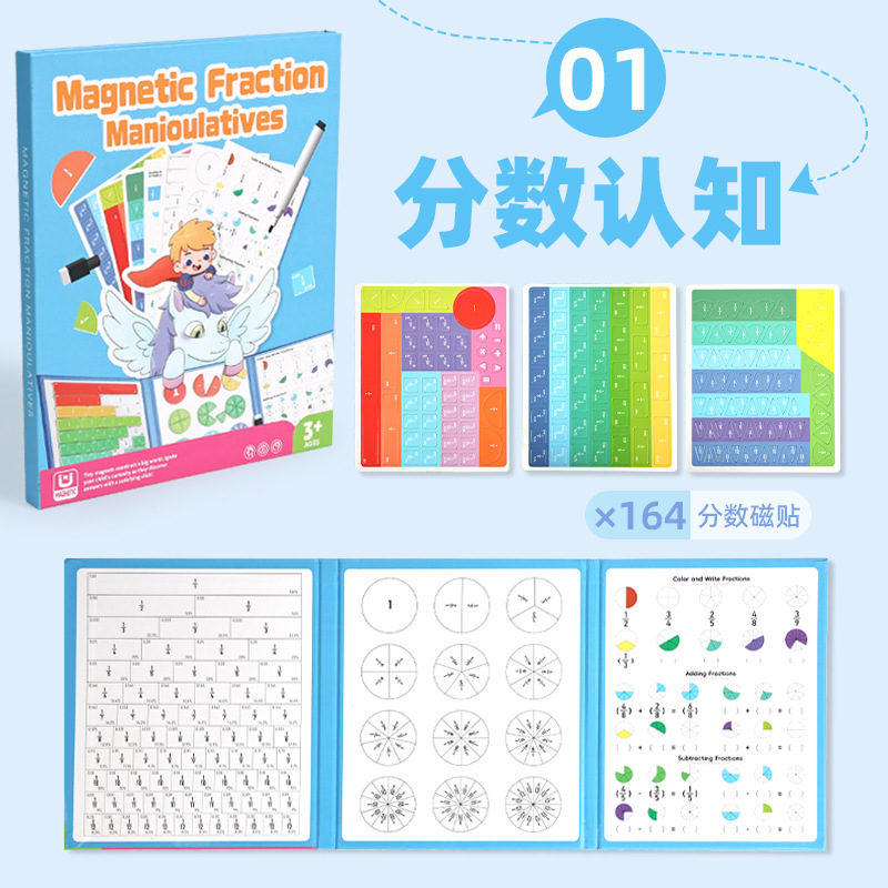 Magnetic Quiet Book Fraction