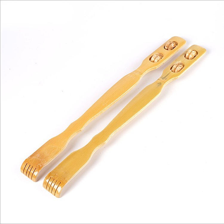 Double Ball Tickle Multi-function Massage Tickle Rake Old Head Le Home Long Handle Bamboo Scratch Tool Back Scratch
