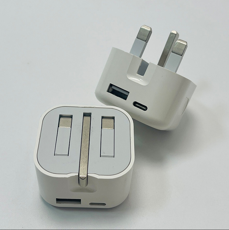 35WA+C 英国標準充電器デュアルポート高速充電ヘッド Apple Android 携帯電話 USB + PD 高速充電充電ヘッドに適しています|undefined