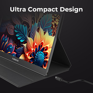 Yubwvo 15.6inch Laptop Extended Screen Portable Display Type C