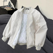 美式短款飞行夹克棉服男款秋冬季内里夹棉cleanfit外套棒球服