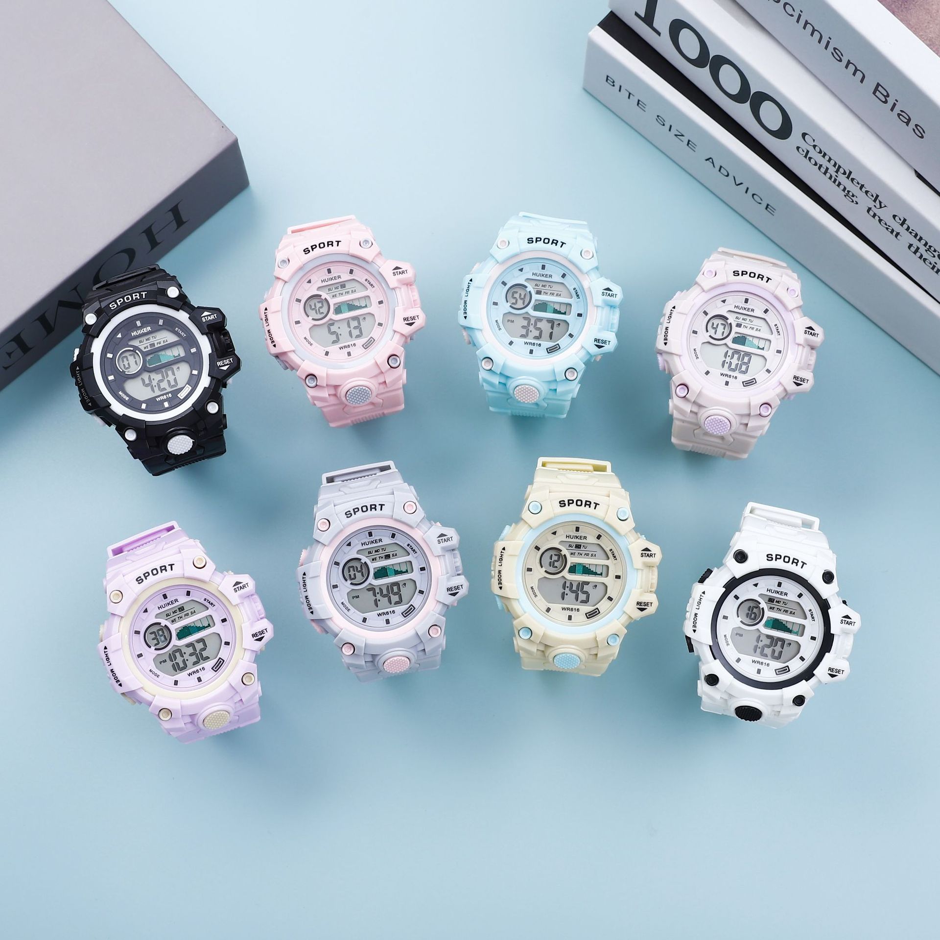 Reloj para hombres estudiantes de tendencia deportiva multifuncional estudiantes de secundaria impermeable luz nocturna para hombres adolescentes relojes electrónicos para niños