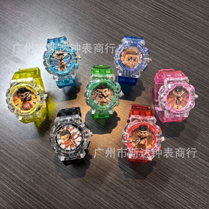 Luminous watches cartoon luminous children's watches student sports electronic watches men's and women's watches factory wholesale gifts