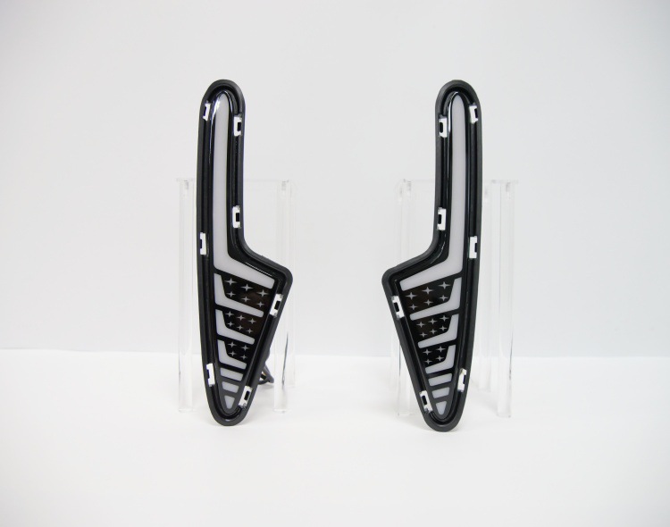 Suitable for Geely Xingyue 25-26 Models, Daytime Running Lights, Turn Signals, Night Ice Blue Modified Front Fog Lights