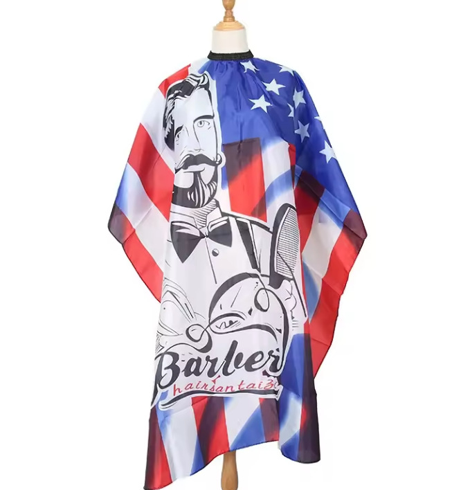Fabricante spot salón peluquería corte de pelo tela antiadherente estilo europeo y americano simple tinta herramientas de corte de pelo tendencia