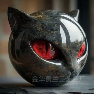 �羳��ƷLuxury black cat figurine ���A��؈�[��
