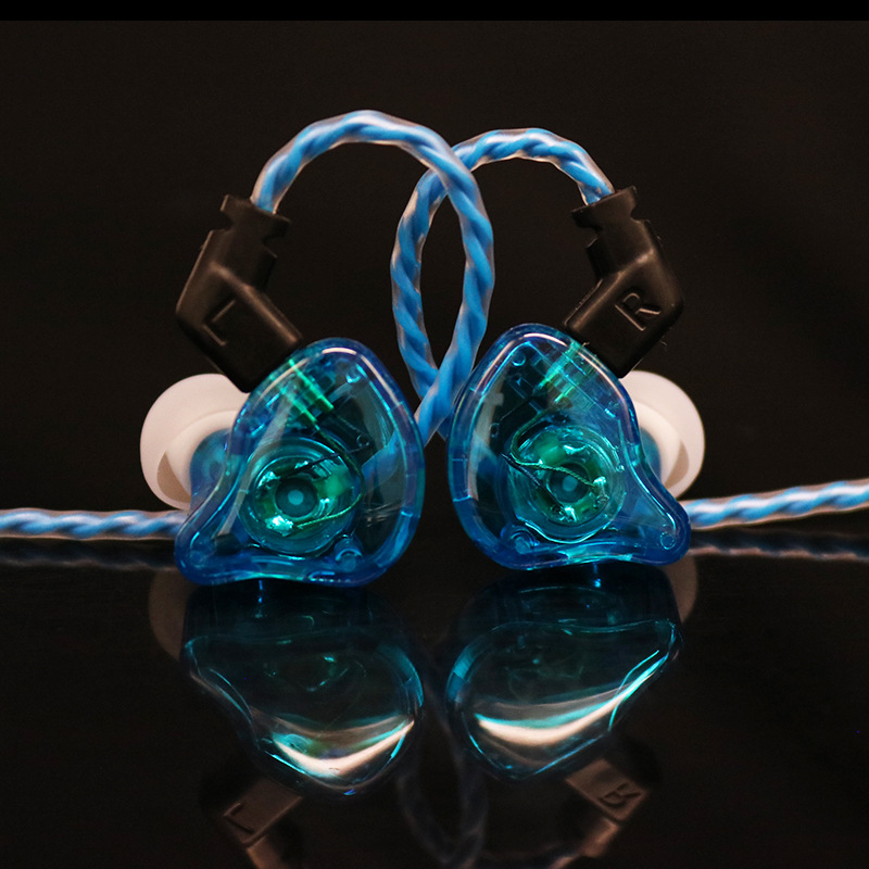 High Transparency 0.78Qdc Interface Mp3 In-Ear Headphones Fever Wired Headphones 3.5 Curved Plug Twist Wire