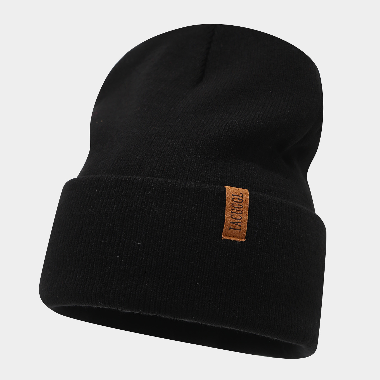 Winter Strickset Für Damen Und Herren Mit Lederpatch Mütze Schal_voghion.com