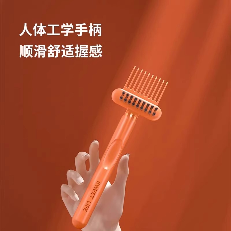 梳子清洁刷气垫梳气囊梳清理刷清理器清洁神器按摩梳卷发梳清洁刷|undefined