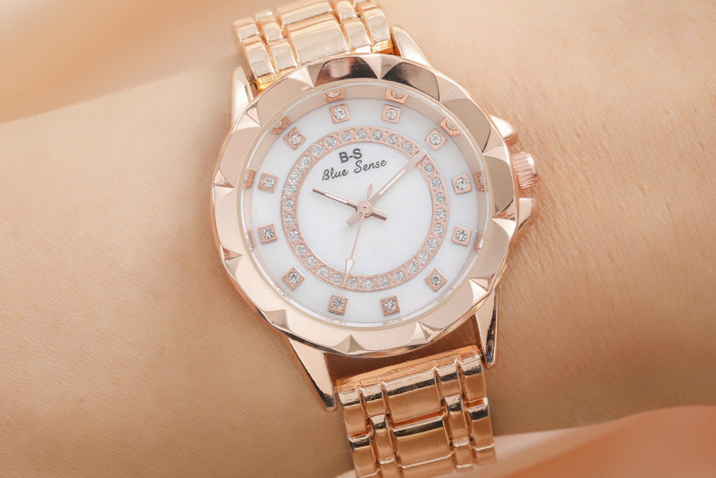 Pointer Display Type Jewelry Buckle Buckle Style Round Dial Shape Simple Style Geometric Jewelry Buckle Quartz Watch Women's Watches