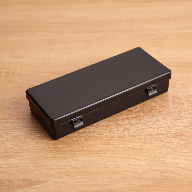 5 rectangular de almacenamiento de plástico transparente caja vacía estudiante papelería herramientas caja de plástico embalaje PP piezas caja de plástico