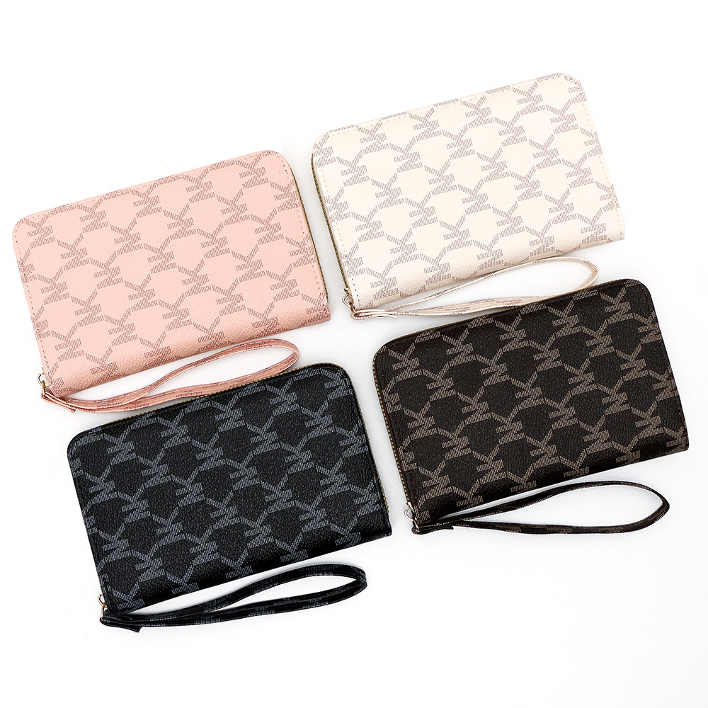 Nuevo bolso de mujer impresa bolso de mano de mujer gran capacidad bolsa de tarjetas casuales bolsa de cambio bolsa de licencia de conducir bolsa