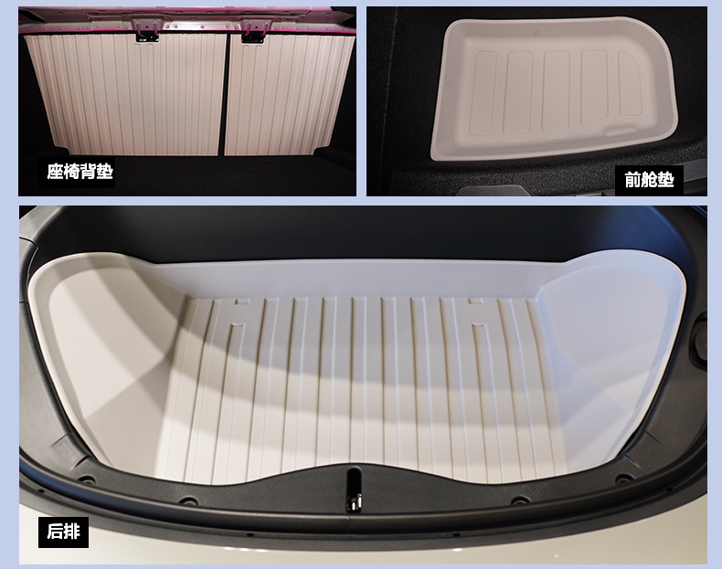 Suitable for 24-25 Models of Xiaomi Su7, Original Car Color Interior Floor Mats, Environmentally Friendly Tpe Car Floor Mats, Trunk Mat, Dropshipping