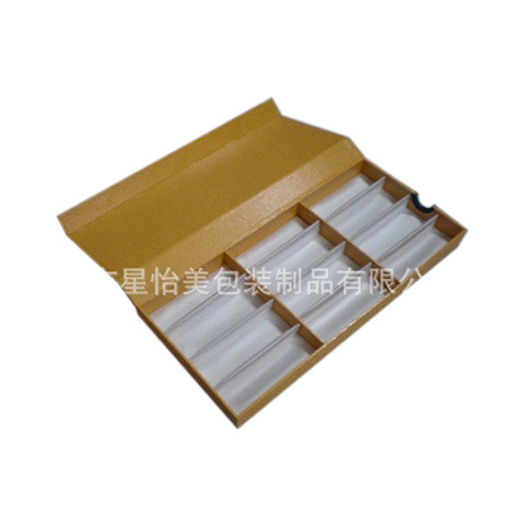 源头厂家直供PV PU皮革眼镜展示盒 展示盘